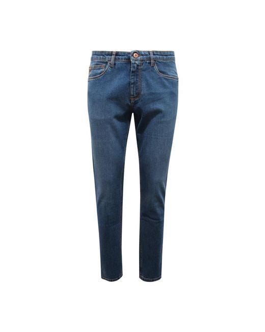 Harmont & Blaine Blue Slim Fit Jeans for men