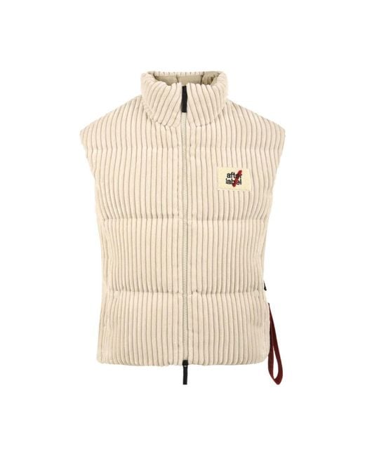 AFTER LABEL Jassen ,Polyester Bormio Tp 324 Vest in het Natural