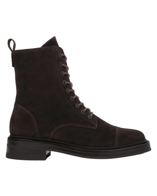 ESTRO Black Lace-Up Boots
