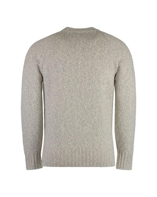 Round-Neck Knitwear Drumohr pour homme en coloris Gray