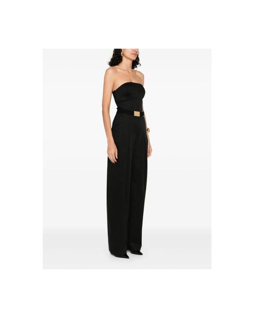 Elisabetta Franchi Black Jumpsuits