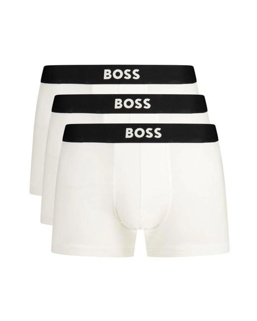 Boss White Underpants for men