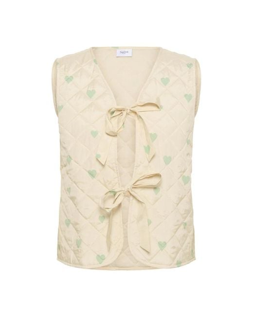 Saint Tropez Natural Evittasz Quilt Vest