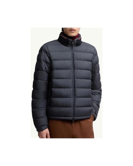 Moncler Jassen ,Blauw ,Polyester Korte Donsjas Airsoft in het Blue voor heren