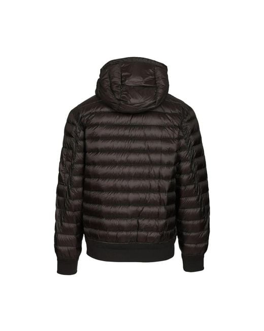 C P Company Black Winter Jackets for men