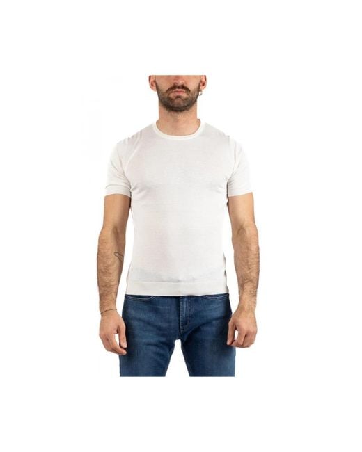 Tagliatore White T-Shirts for men