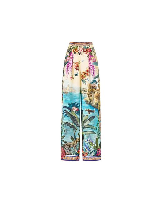 Camilla Blue Wide Trousers
