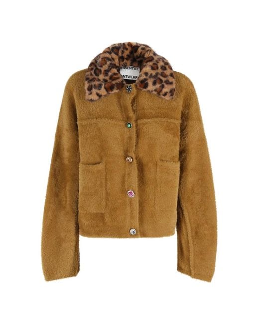 Essentiel Antwerp Cardigan in het Brown