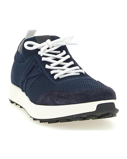 Kiton Blue Sneakers for men