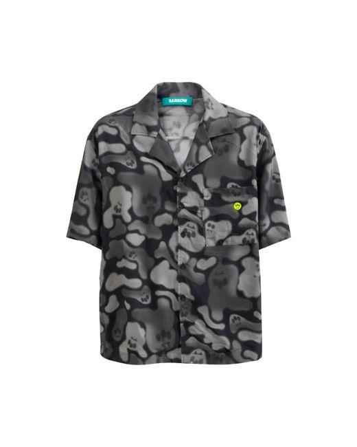 Barrow Gray Short Sleeve Shirts for men
