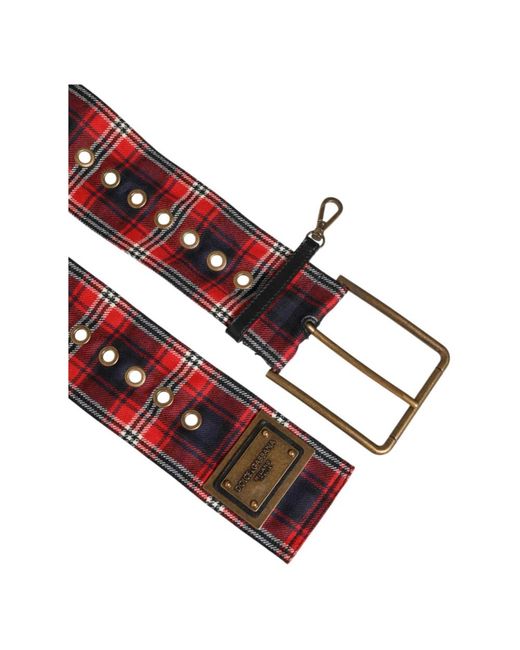 Dolce & Gabbana Red Belts