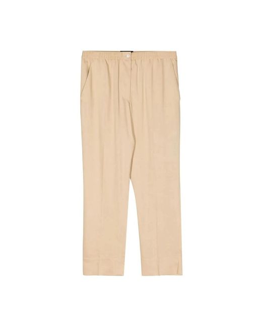 Trousers > wide trousers Joseph en coloris Natural