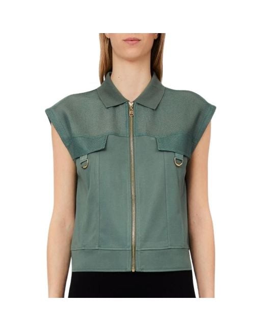 Liu Jo Green Waistcoats