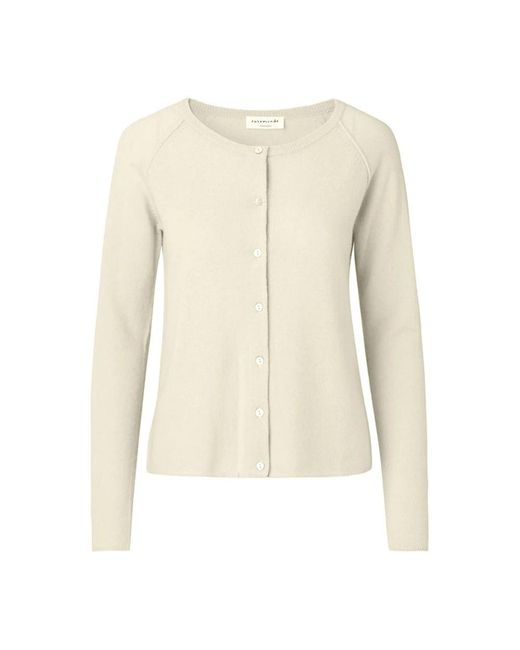Rosemunde Truien & Vesten ,Ivoor Cardigan in het Natural