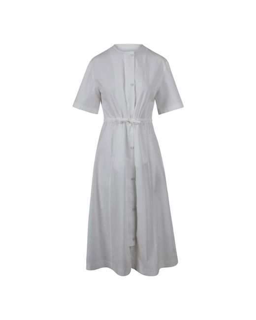 Laminar Gray Shirt Dresses