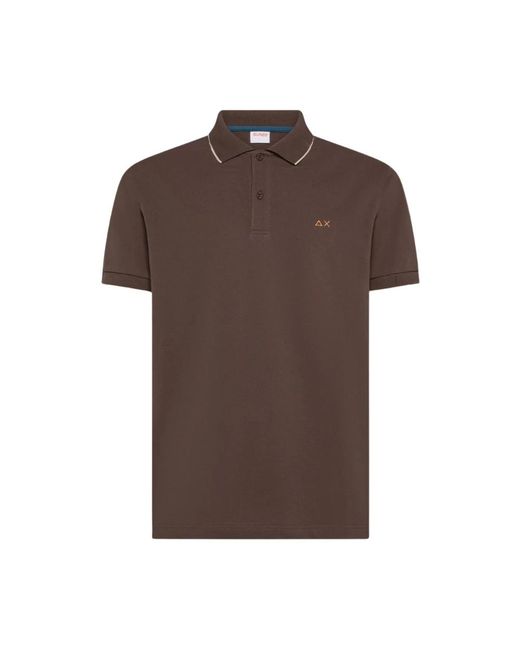 Sun 68 Brown Polo Shirts for men