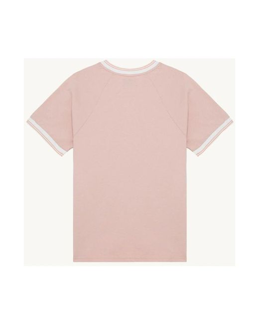 Autry Tops ,Roze ,Katoen Ronde Hals T-Shirt in het Pink