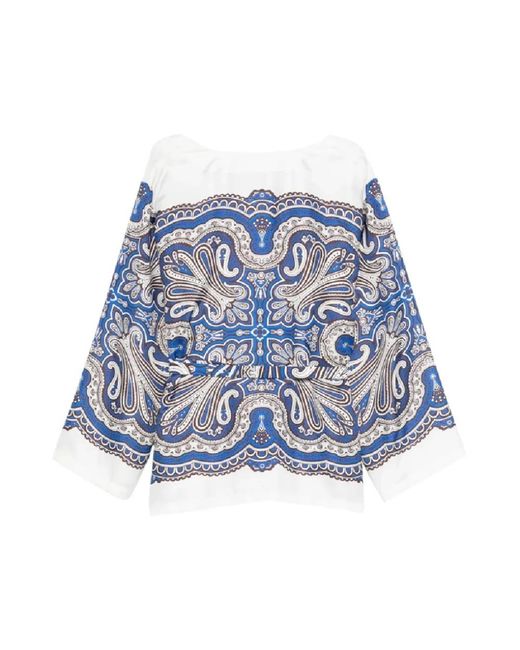 Blouses P.A.R.O.S.H. de color Blue
