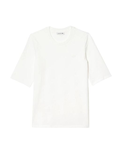 T-shirt e polo bianchi di Lacoste in White