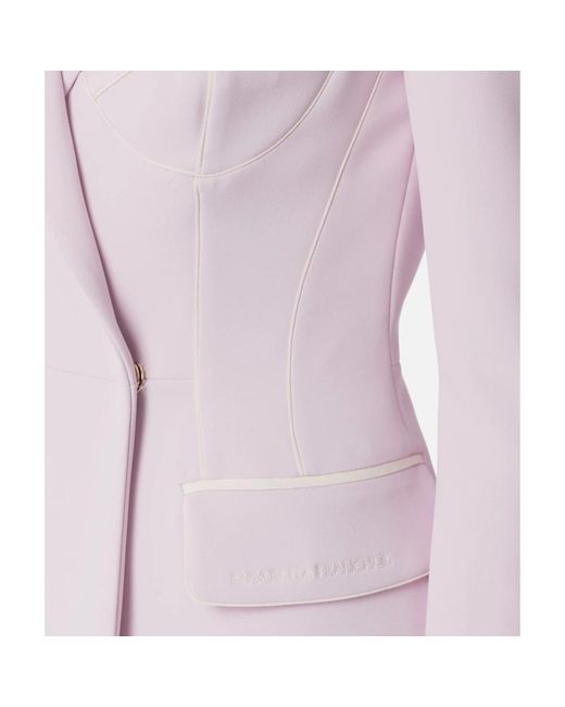 Elisabetta Franchi White Short Dresses