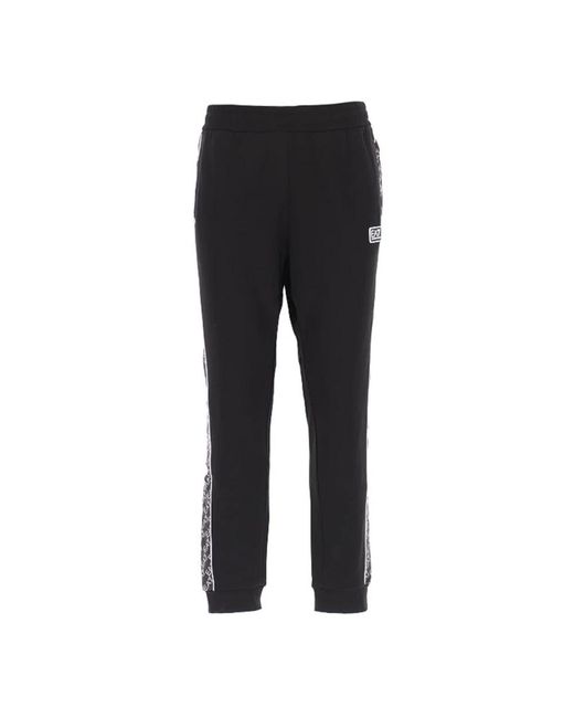 EA7 Black Sweatpants for men
