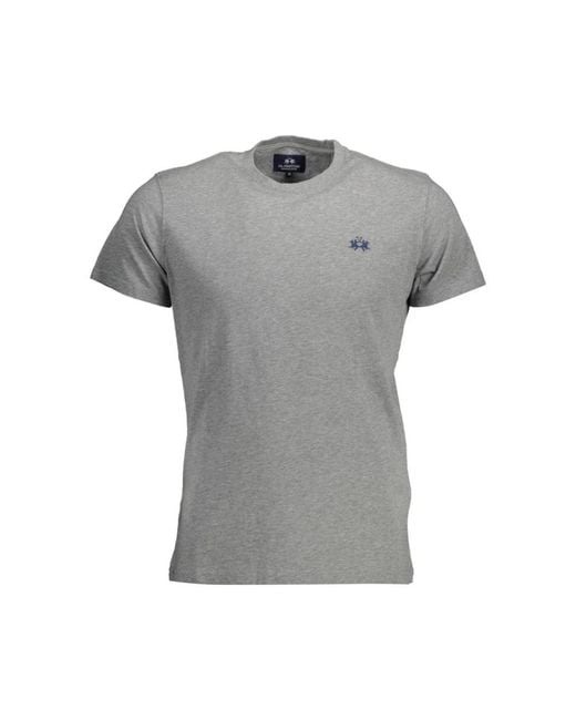 T-Shirts La Martina de hombre de color Gray