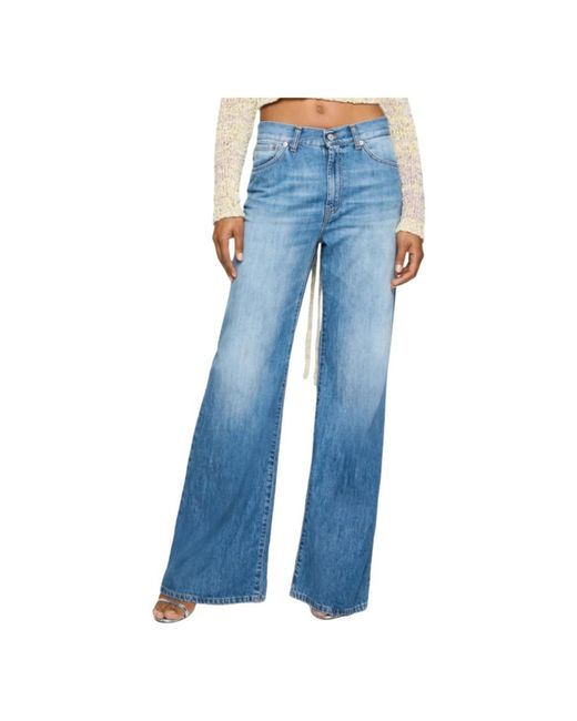 Dondup Blue Wide Jeans