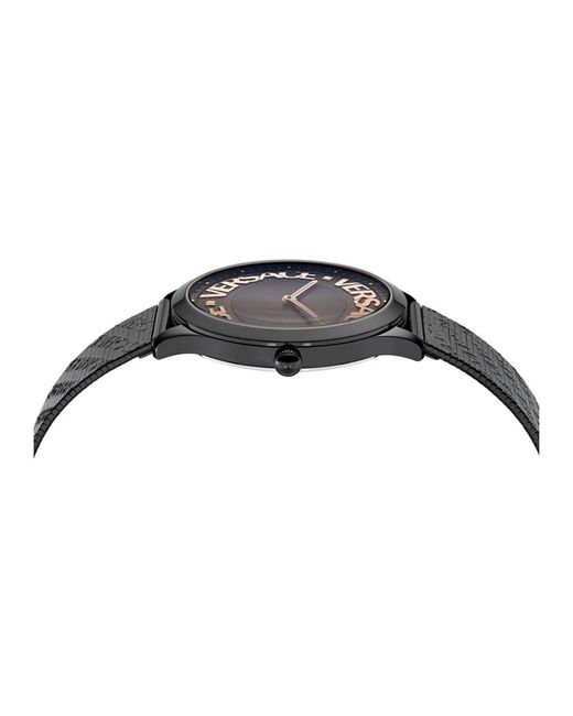 Versace Black Versce armbanduhr logo halo 38 mm ve2o00622