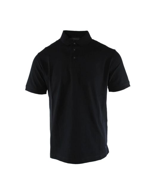 Armani Tops ,Blauw ,Katoen Polo Shirt in het Black voor heren