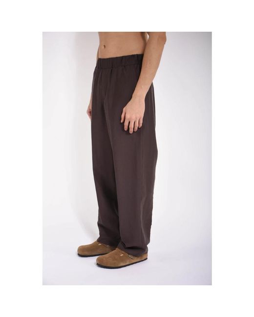 Costumein Gray Straight Trousers for men