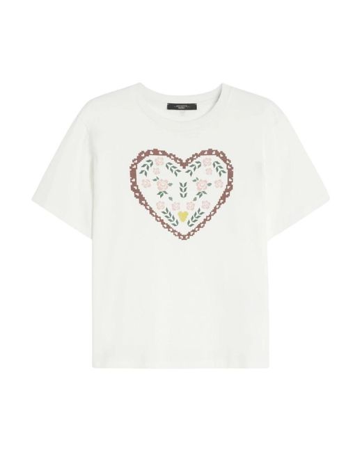 Weekend by Maxmara White T-Shirts