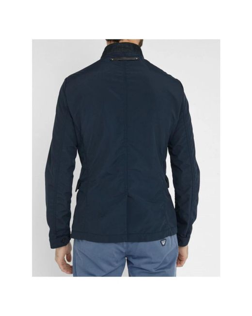 Emporio Armani Blue Light Jackets for men