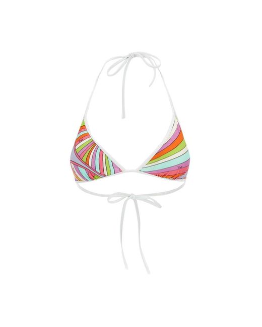 Emilio Pucci White Bikinis