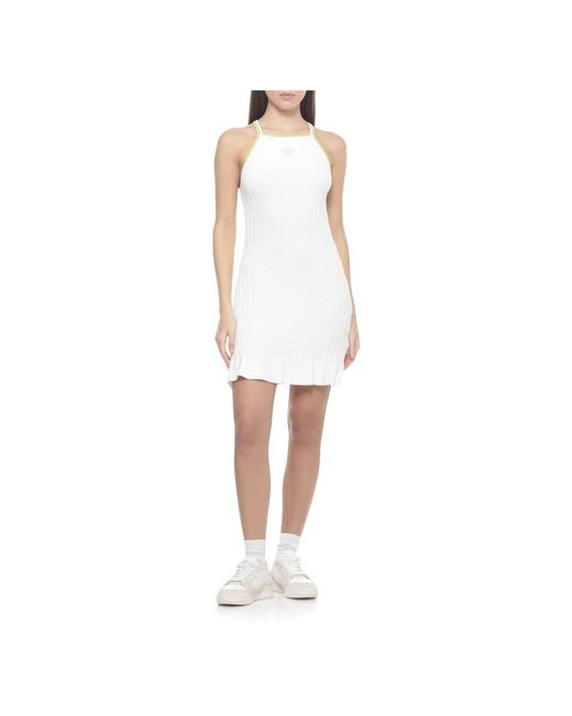 Casablanca White Short Dresses