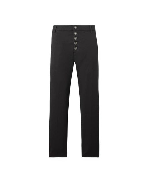 Dondup Black Cropped Trousers