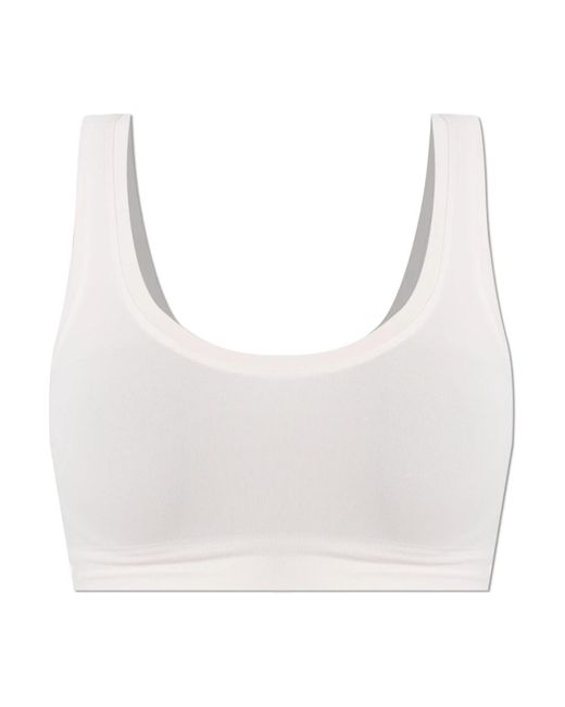 Hanro Ondergoed ,Wit ,Korte Lingerie Top in het White
