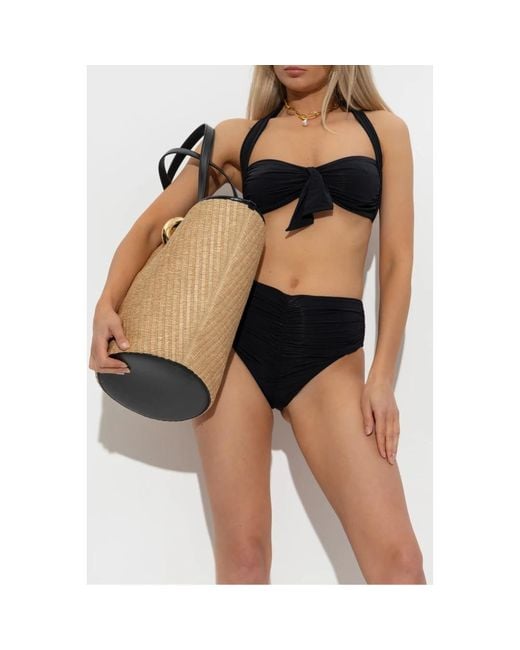 Balmain Badmode ,Zwart ,Tweed Tweedelig Badpak in het Black