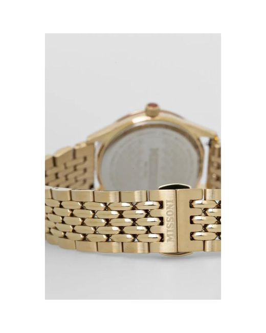 Watches di Missoni in Metallic