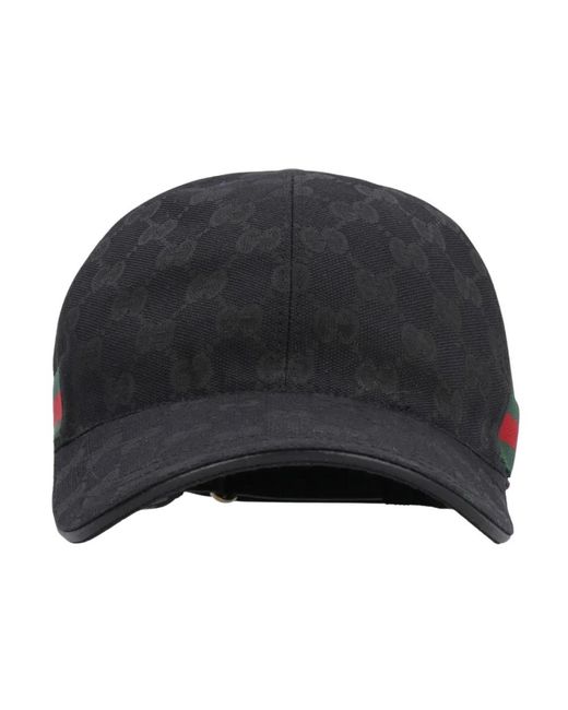 Caps Gucci de hombre de color Black