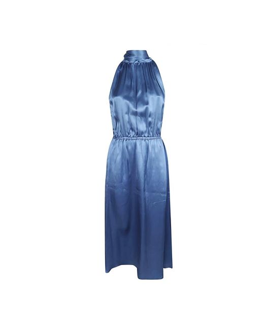 Crida Milano Midi Jurk in het Blue