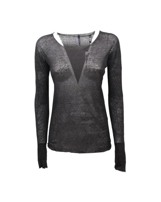 Woolrich Black V-Neck Knitwear