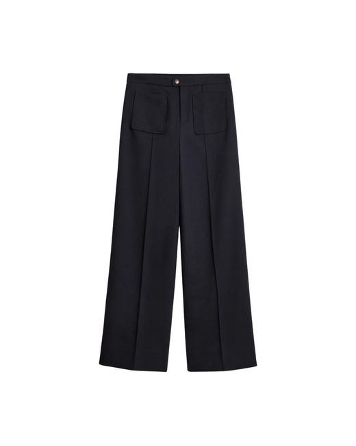 Soeur Black Wide Trousers