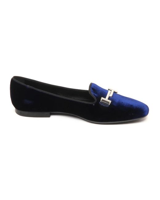 Tod's Blue Loafers