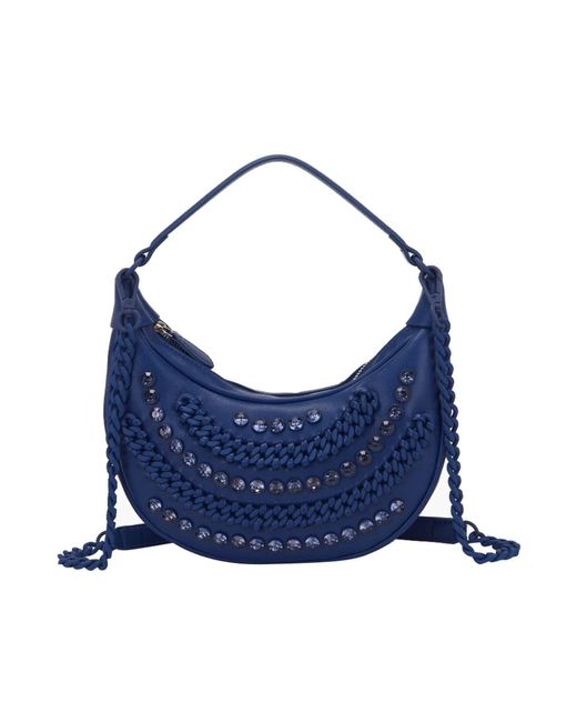 Handbags di La Carrie in Blue