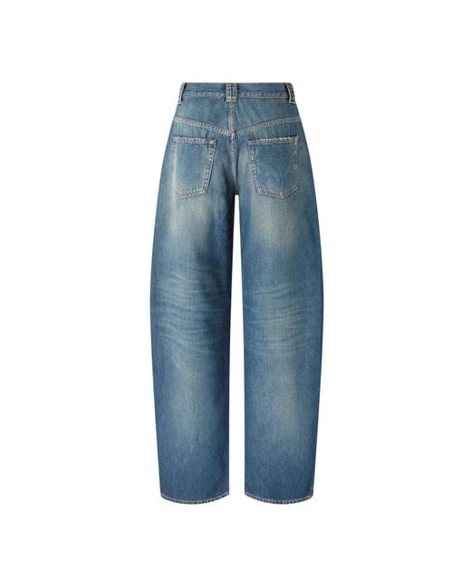 Pinko Blue Loose Fit Jeans