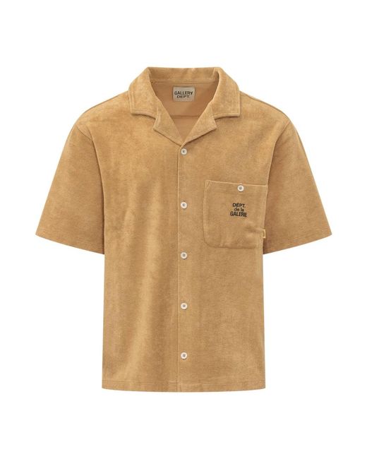 GALLERY DEPT. Natural Short Sleeve Shirts for men
