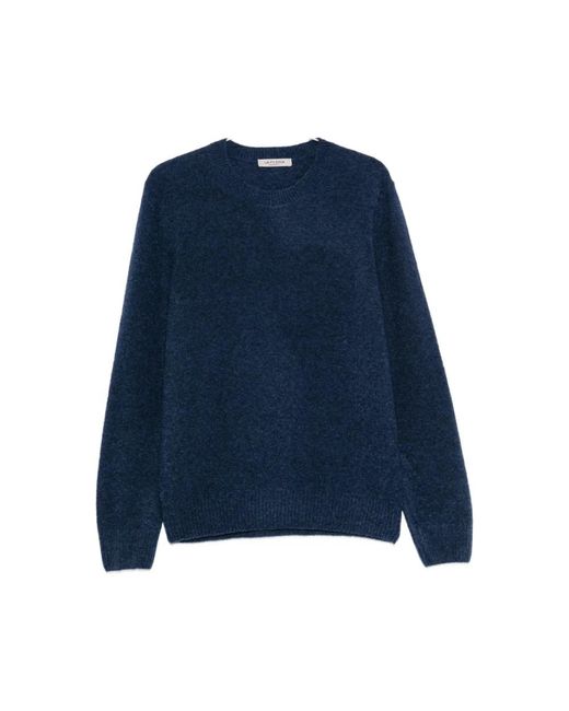 La Fileria Blue Round-Neck Knitwear for men