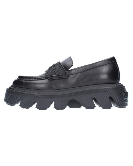 Casadei Black Loafers
