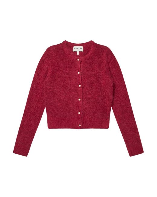Cardigans Munthe de color Red