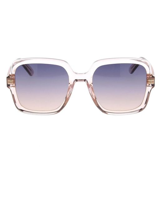 Dior Accessoires ,Grijs ,Stijlvolle Zonnebril Voor Modieuze Looks in het Purple